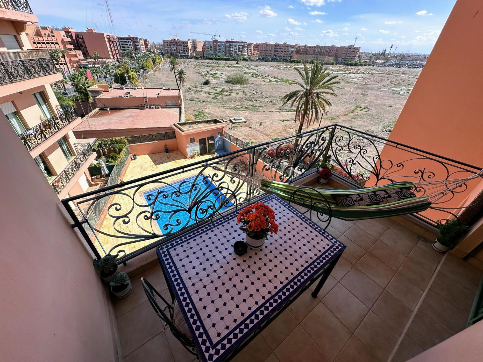 Majorelle House Vicino Ai Giardini Vista Splendida Lejlighed Marrakesh Eksteriør billede