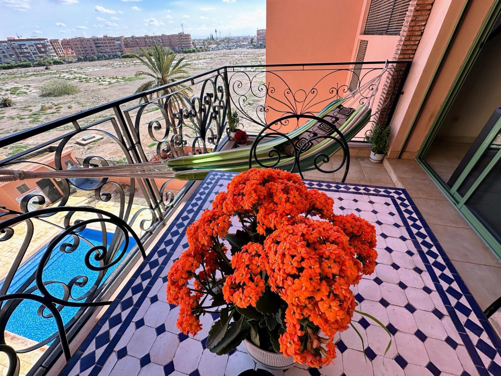 Majorelle House Vicino Ai Giardini Vista Splendida Lejlighed Marrakesh Eksteriør billede
